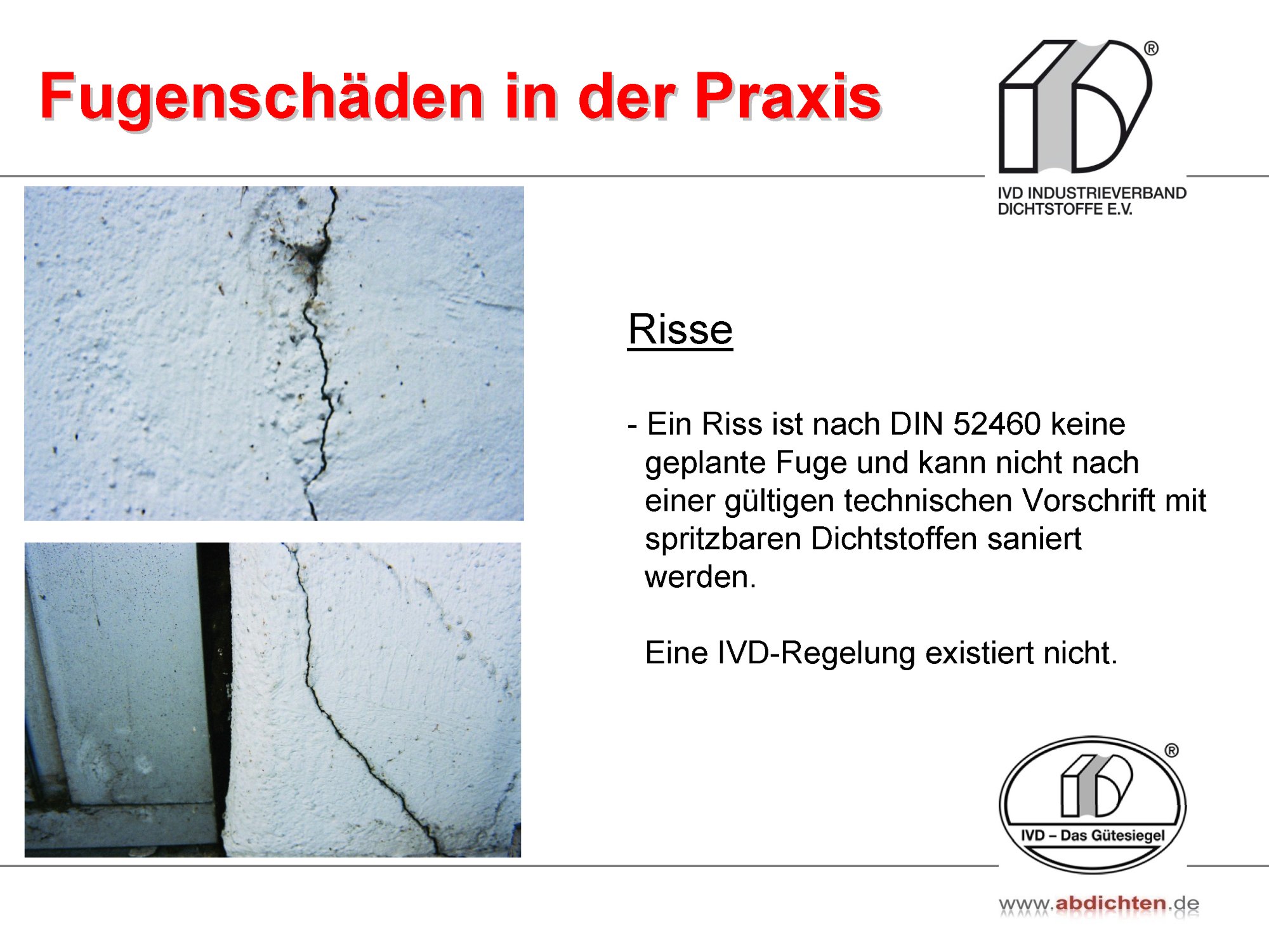 Sanierung > Risse | abdichten.de